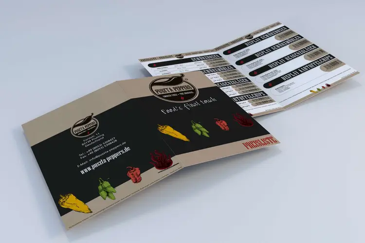 Puszta Peppers GmbH Falzflyer